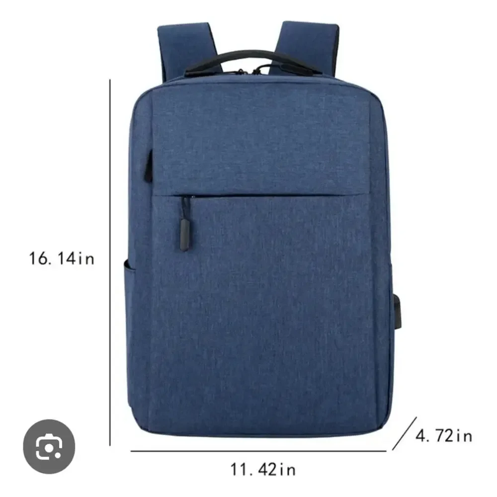 NIUTA usb Charging Laptop Backpack 15.6” Oxford Cloth Unisex Travel School Blue